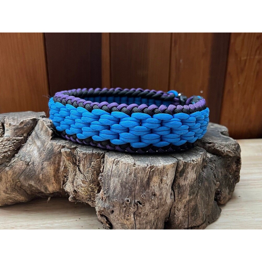 Fits 16 in. Neck Size, Quick Release Paracord Dog Collar HANDMADE NEW